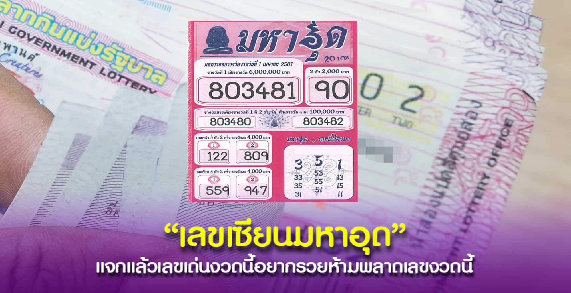 มาแล้ว “เลขเด็ดมหาอุด” คอยหวยเตรียมรับทรัพย์งวดนี้